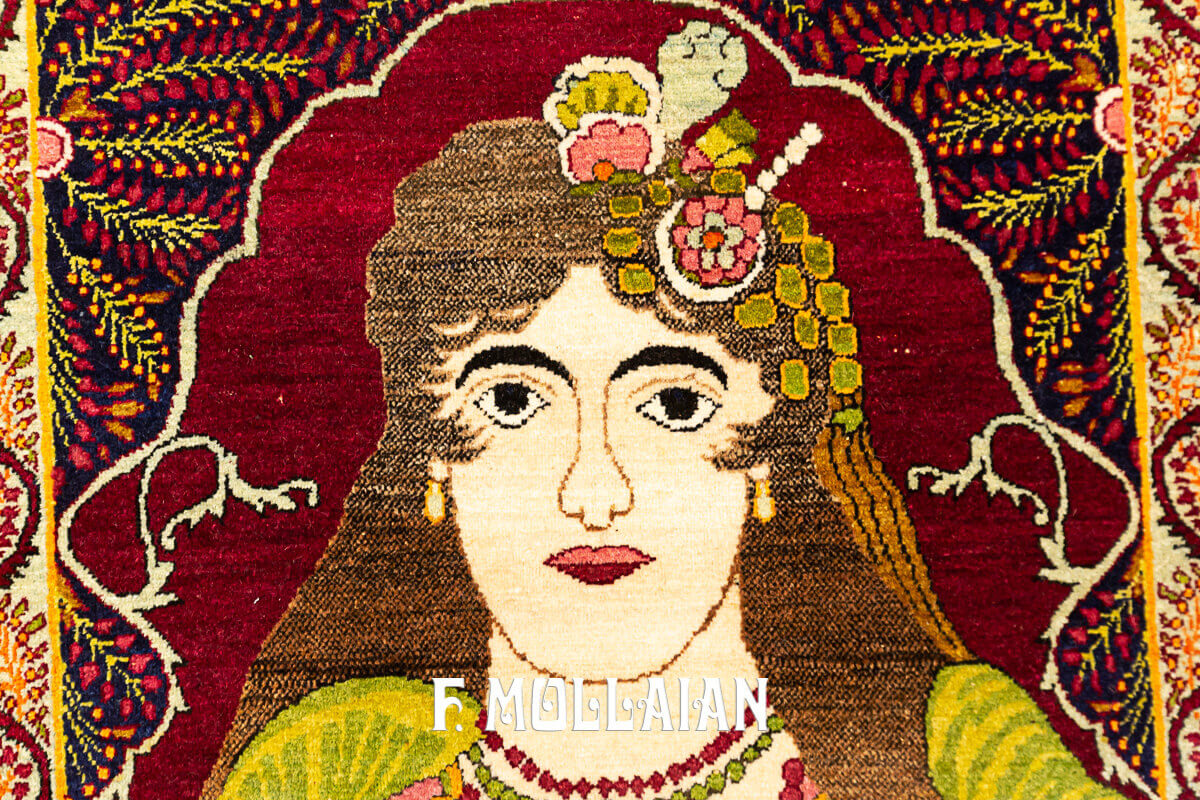 Kerman Ravar, un tappeto Figurativo Antico Persiano n°:92965284